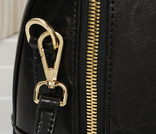 2014 Prada Shiny Leather Two Handle Bag BL0822 black